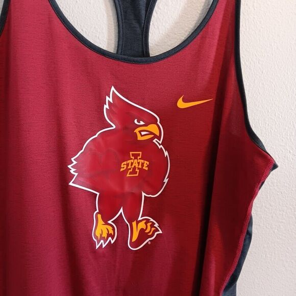 Nike Dri-Fit Tank Top Iowa State Cyclones Womens Size XXL Racerback ISU - Picture 2 of 6